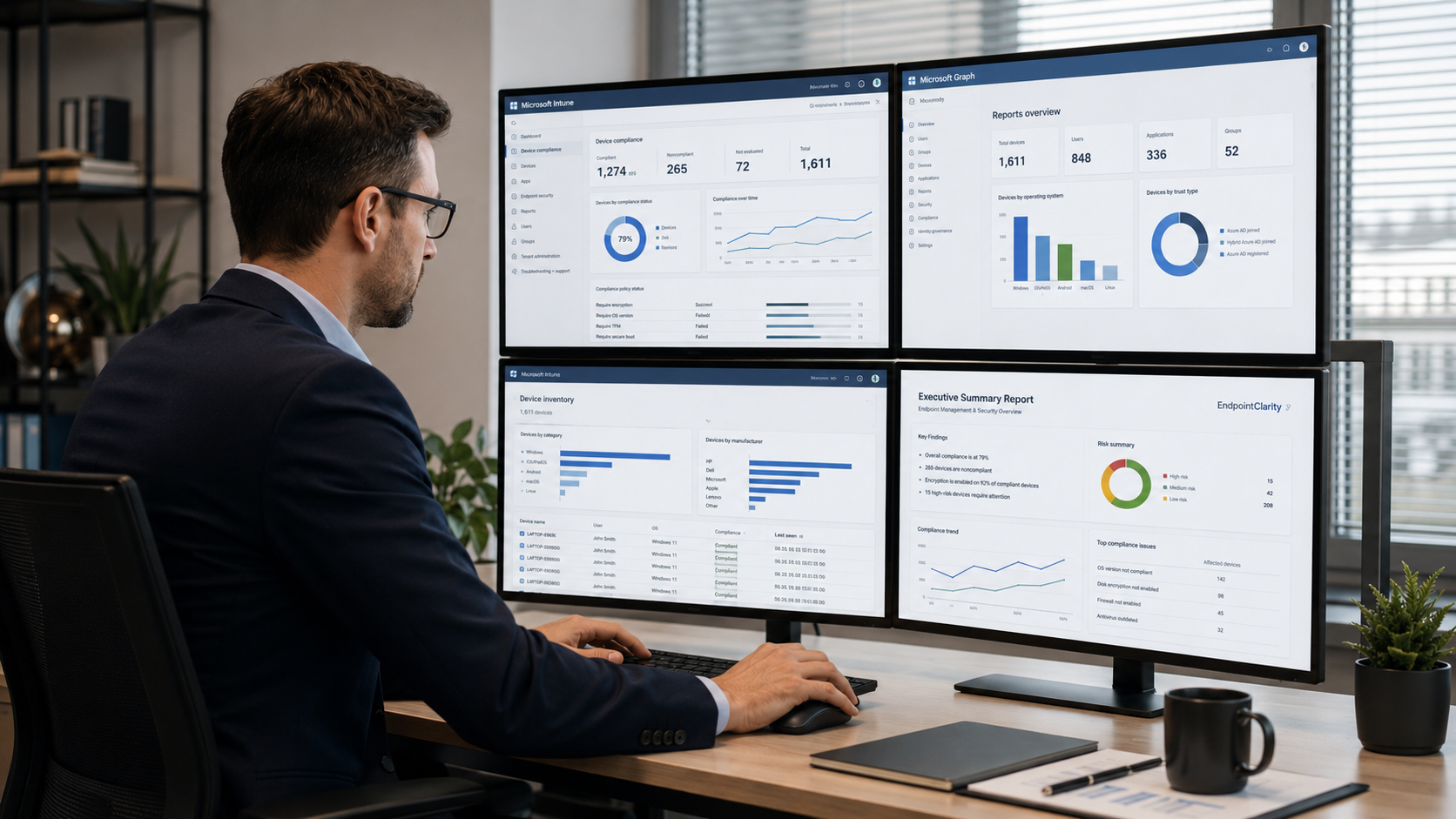Microsoft Intune Reporting Dashboards for Endpoint Visibility ...